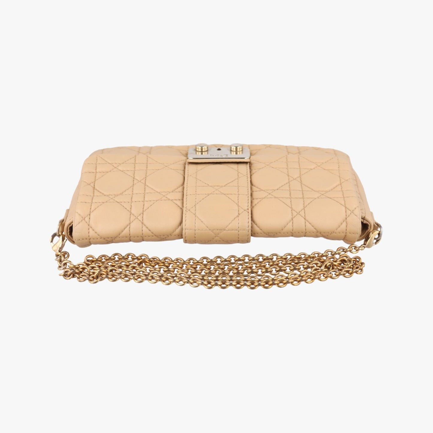 Dior Miss Dior Cannage New Rock Beige Lambskin Shoulder Bag 02.LU.0191
