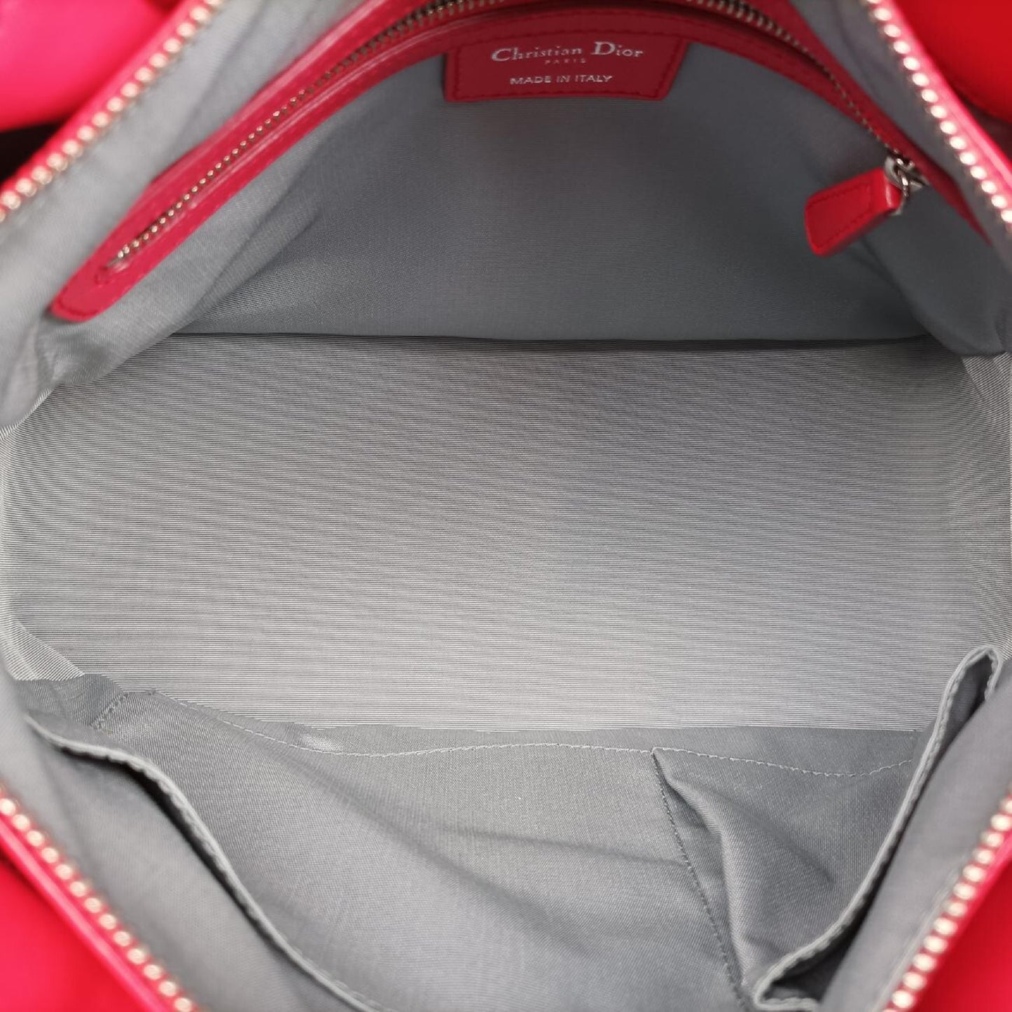 Dior Granville Red Leather 10-BO-0191 Handbag