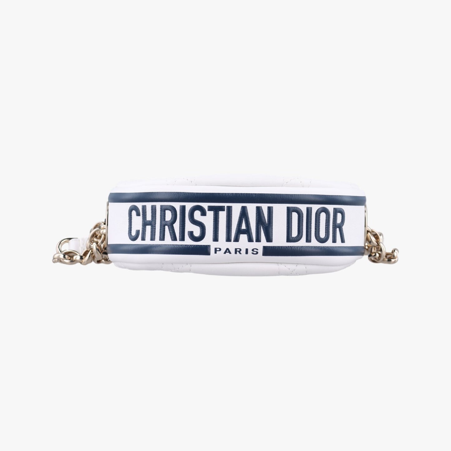 Dior Cannage Vibe Hobo Micro White Lambskin Shoulder Bag 19-MA-0232