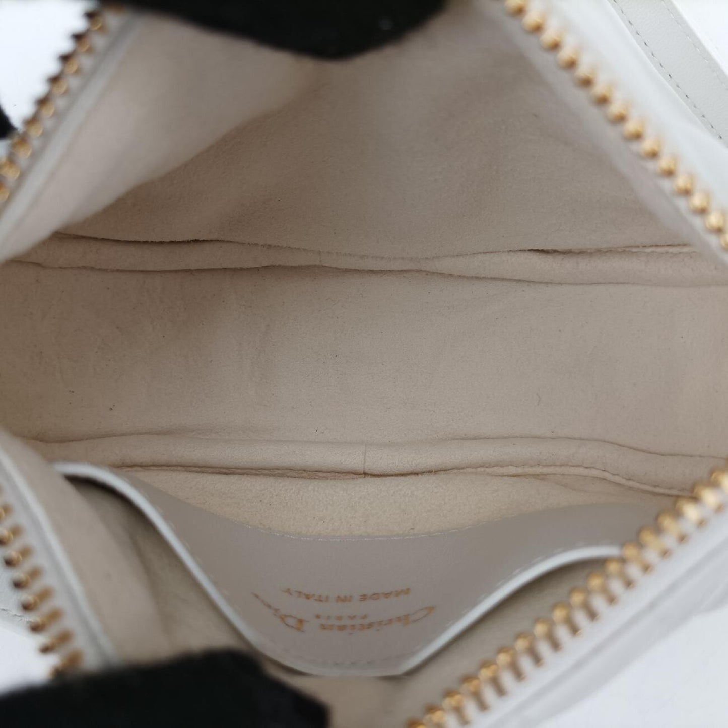 Dior Cannage Vibe Hobo Micro White Lambskin Shoulder Bag 19-MA-0232