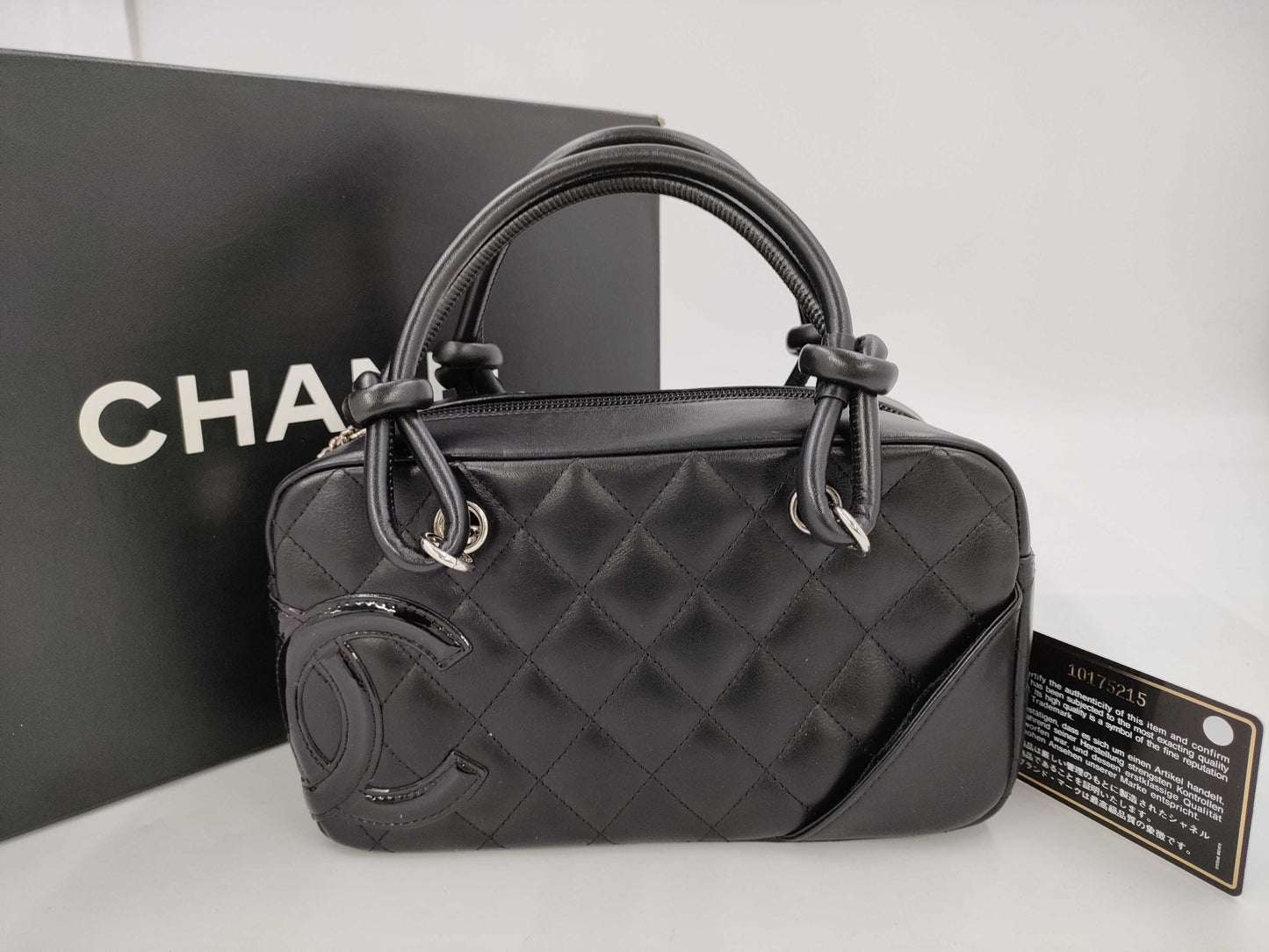 CHANEL Mini Cambon Bowling Bag Handbag