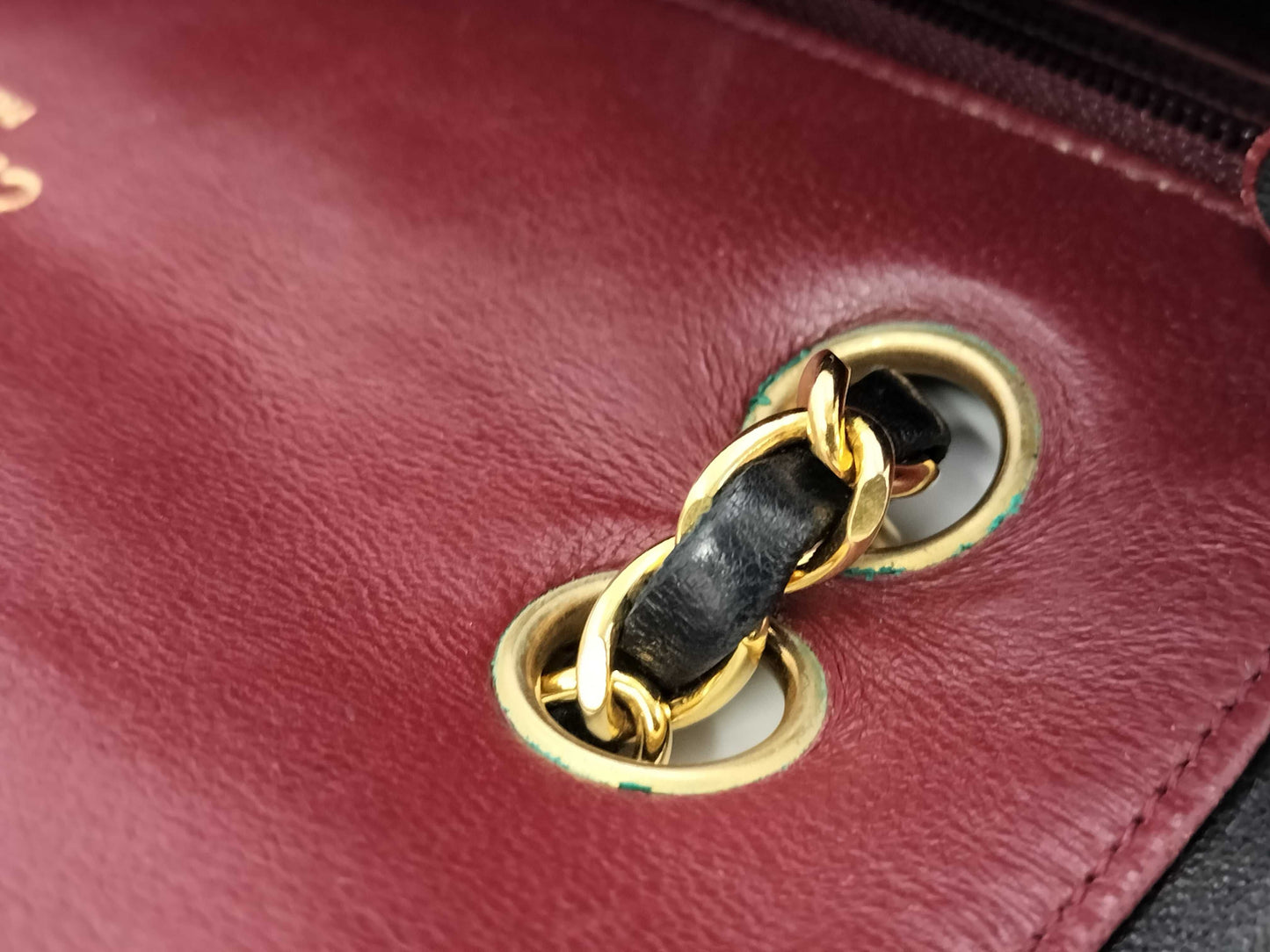 CHANEL Lambskin Matelasse Chain Shoulder Bag