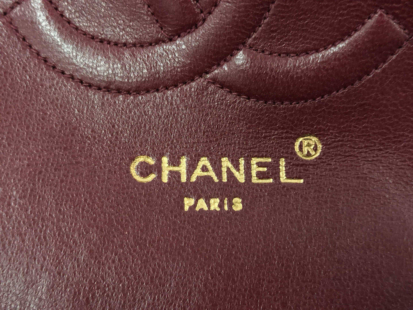 CHANEL Lambskin Matelasse Chain Shoulder Bag