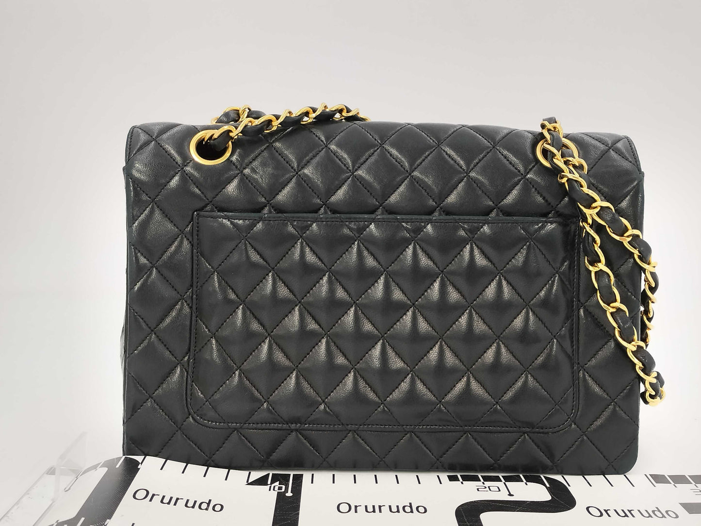 CHANEL Lambskin Matelasse Chain Shoulder Bag