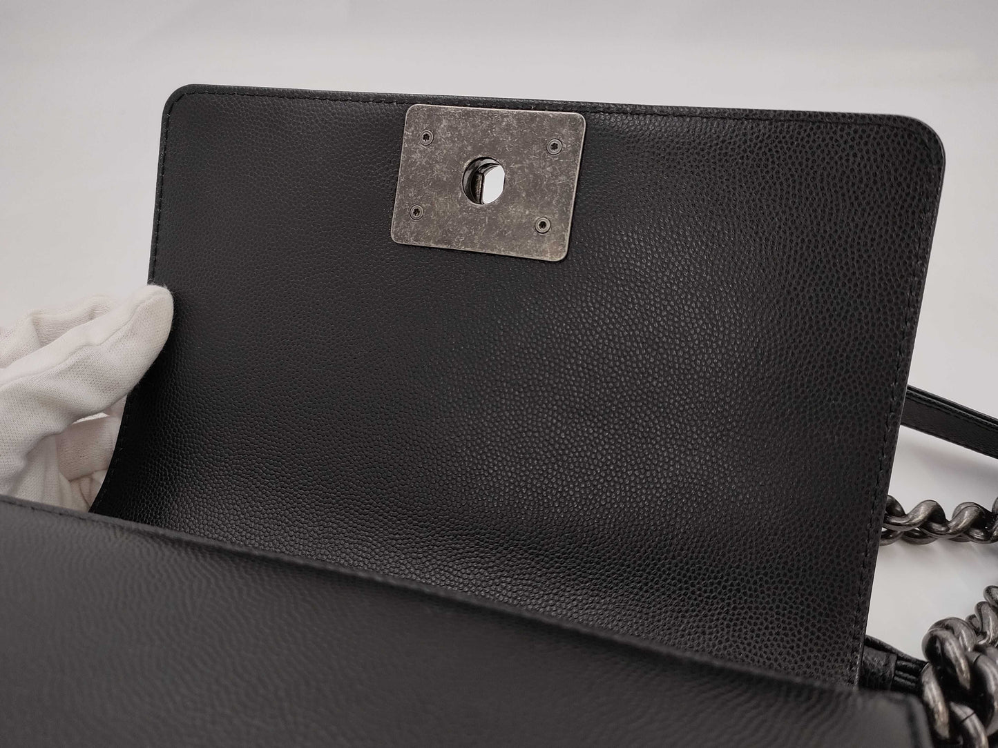 CHANEL Boy Chanel Small Black Shoulder Bag A67085
