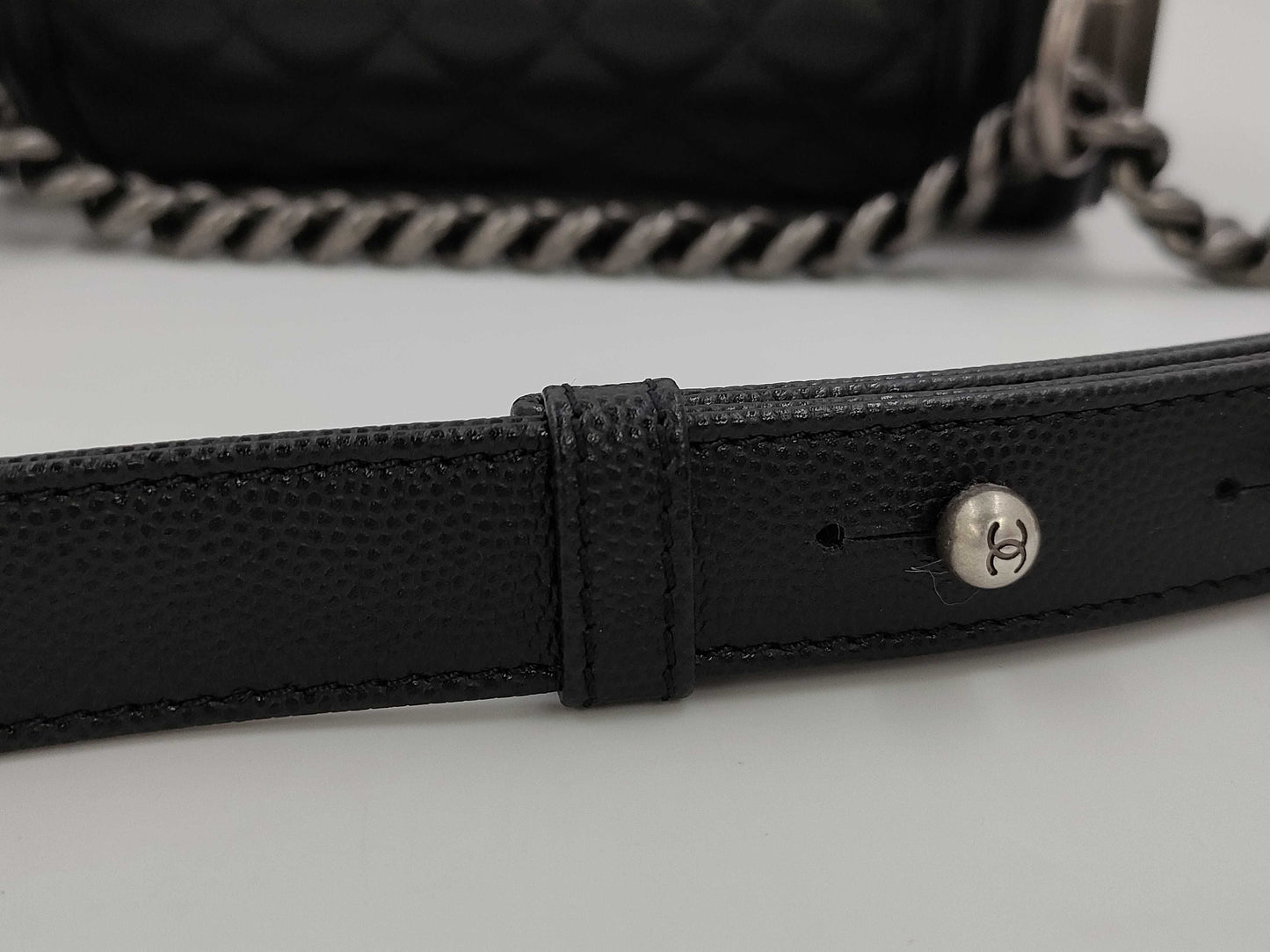 CHANEL Boy Chanel Small Black Shoulder Bag A67085