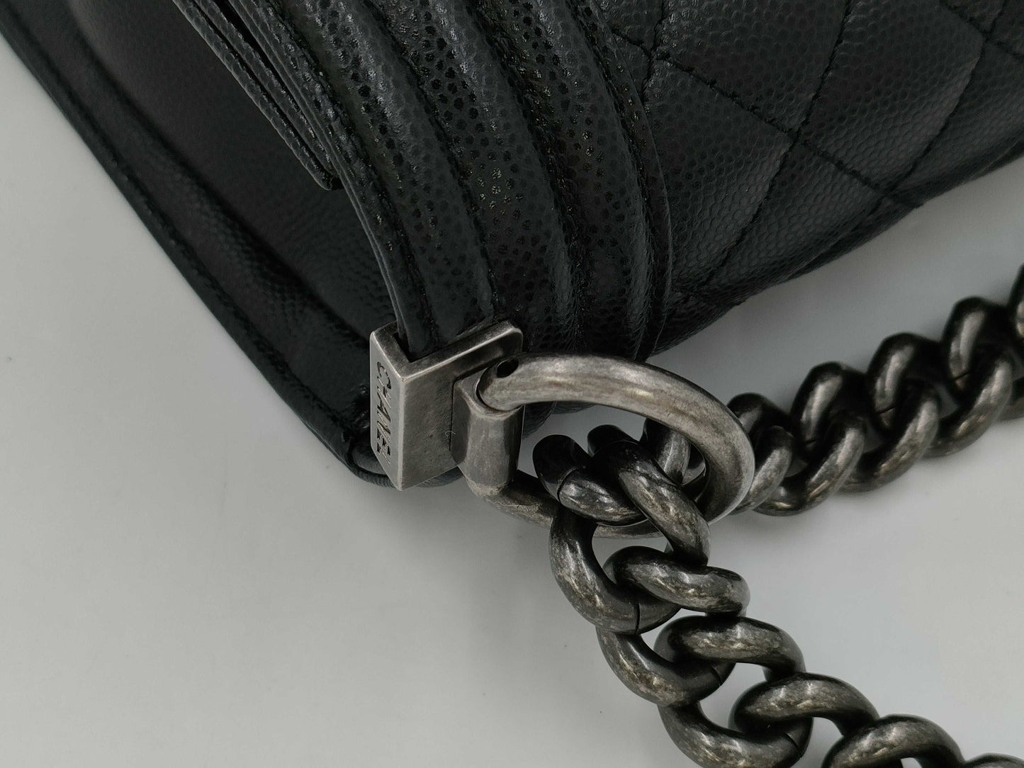 CHANEL Boy Chanel Small Black Shoulder Bag A67085