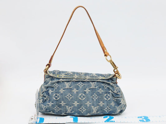 LOUIS VUITTON Denim Mini Pretty Shoulder Bag