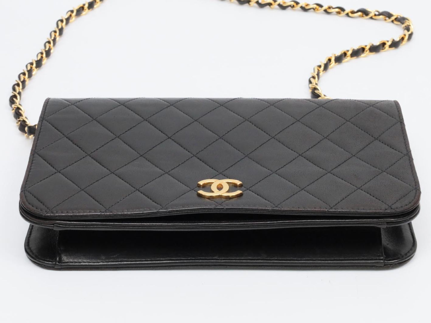 CHANEL Push Lock Full Flap Matelasse No. 3 Shoulder Bag