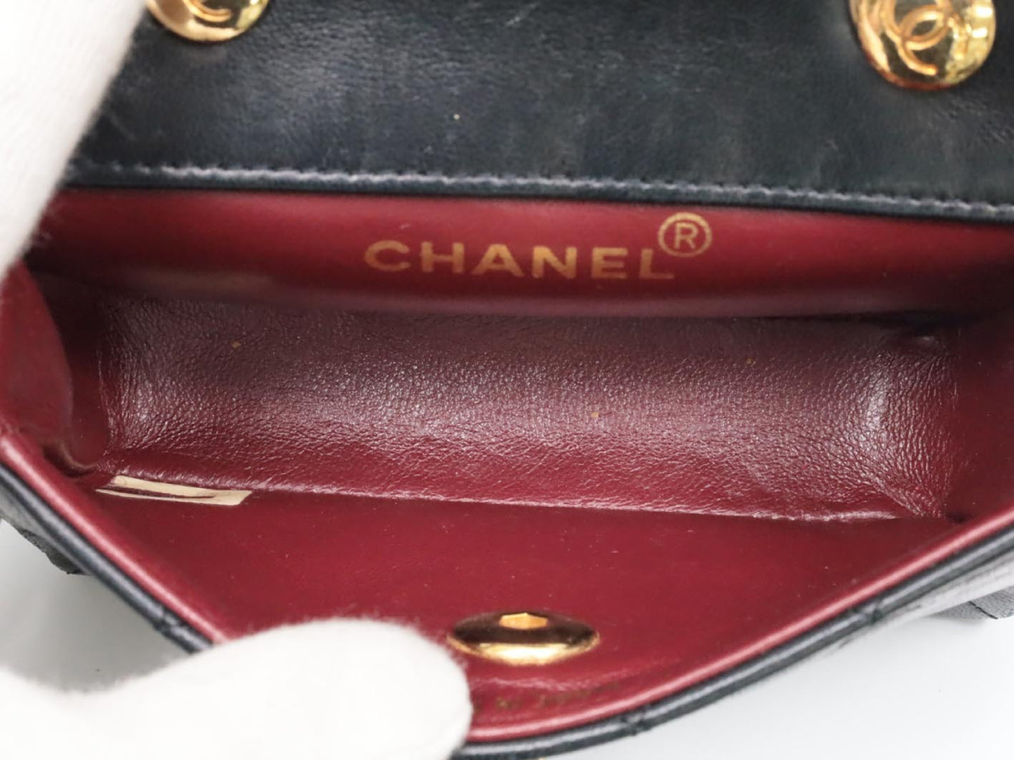 CHANEL Mini Matelasse Lambskin Shoulder Bag, No. 1