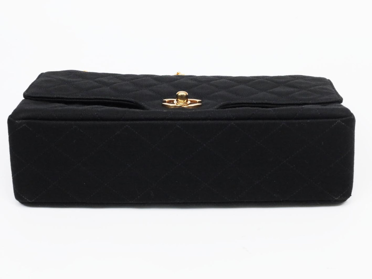 CHANEL Double Flap Cotton Shoulder Bag, No. 1