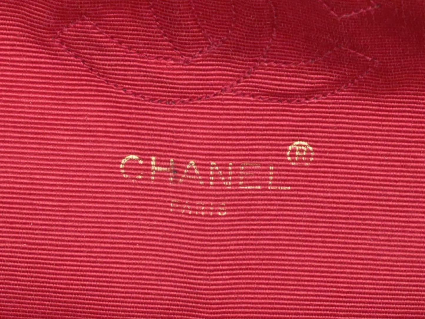 CHANEL Double Flap Cotton Shoulder Bag, No. 1