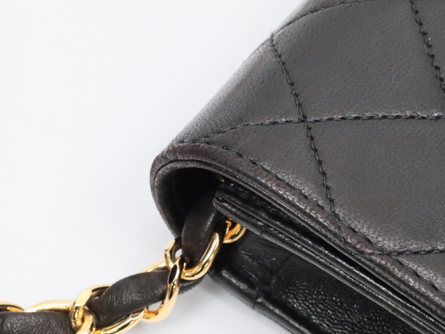 CHANEL Mini Matelasse Full Flap Push Lock Shoulder Bag