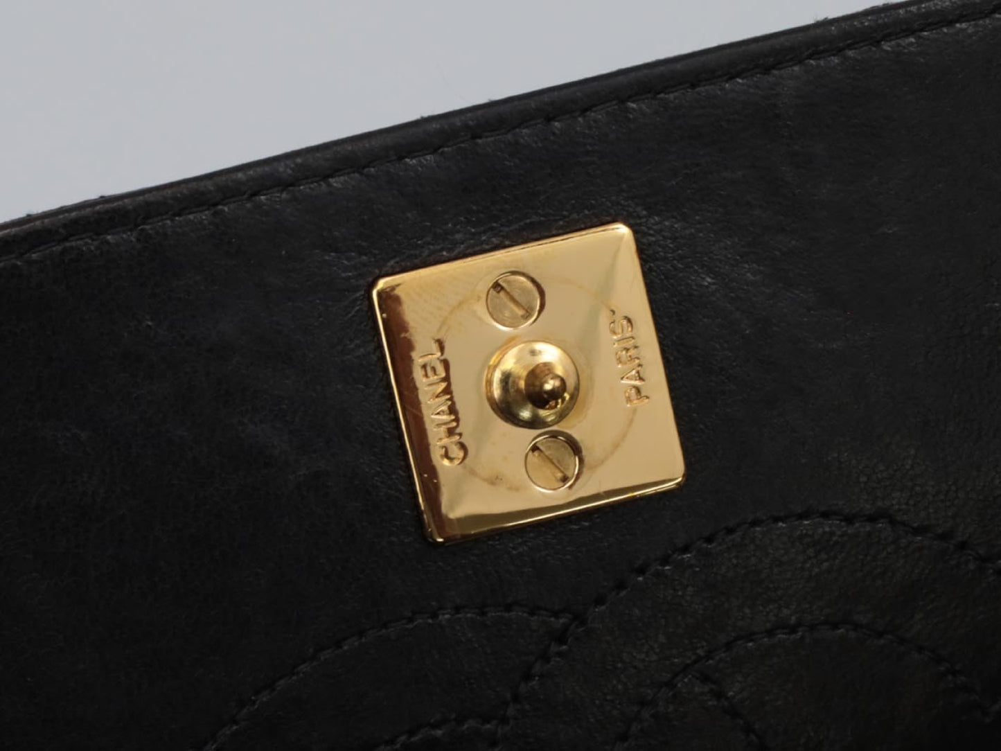 CHANEL Mini Matelasse Full Flap Push Lock Shoulder Bag