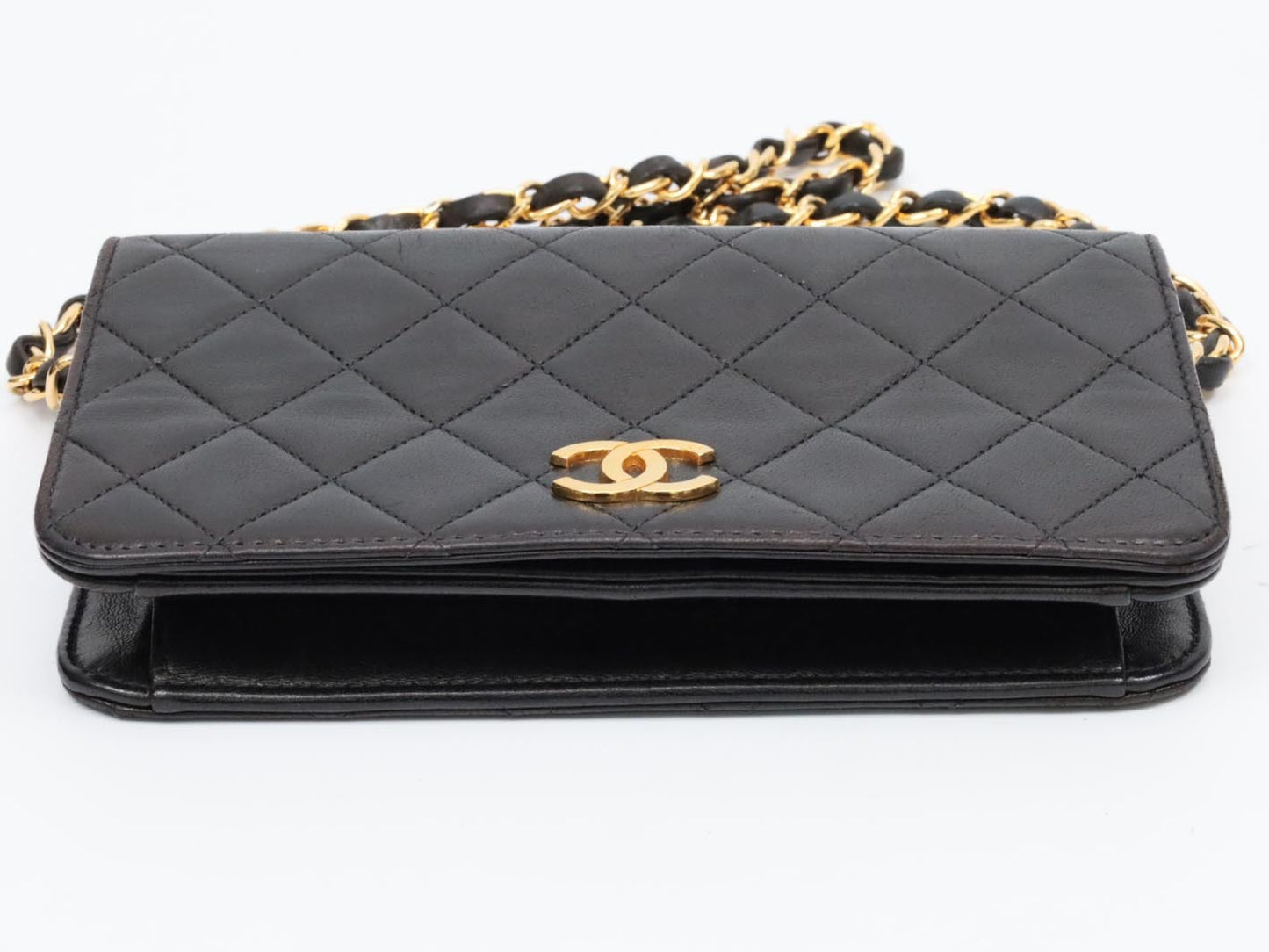 CHANEL Mini Matelasse Full Flap Push Lock Shoulder Bag