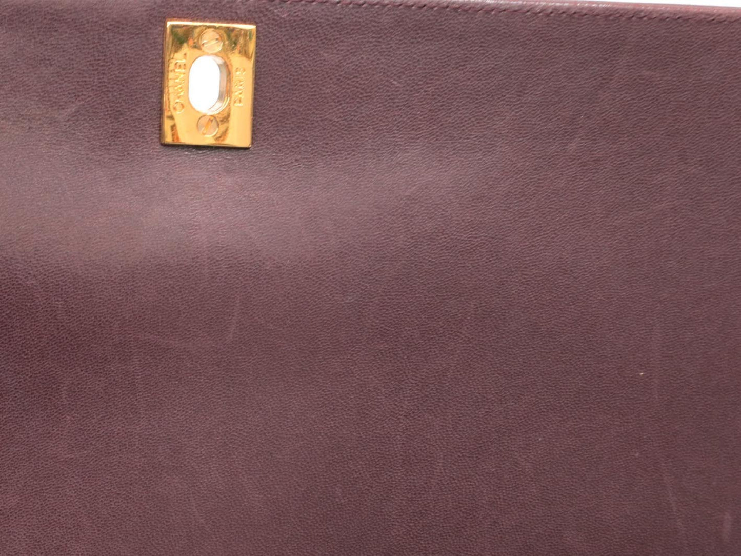 CHANEL Deca Matelasse No. 2 Brown Shoulder Bag