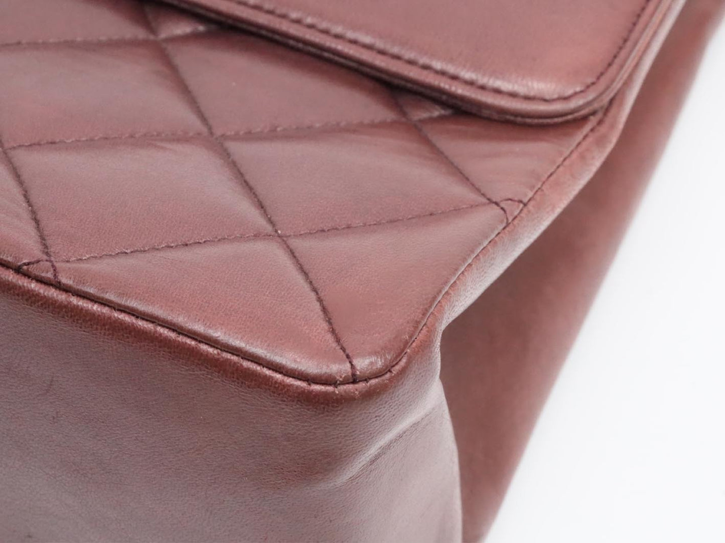 CHANEL Deca Matelasse No. 2 Brown Shoulder Bag