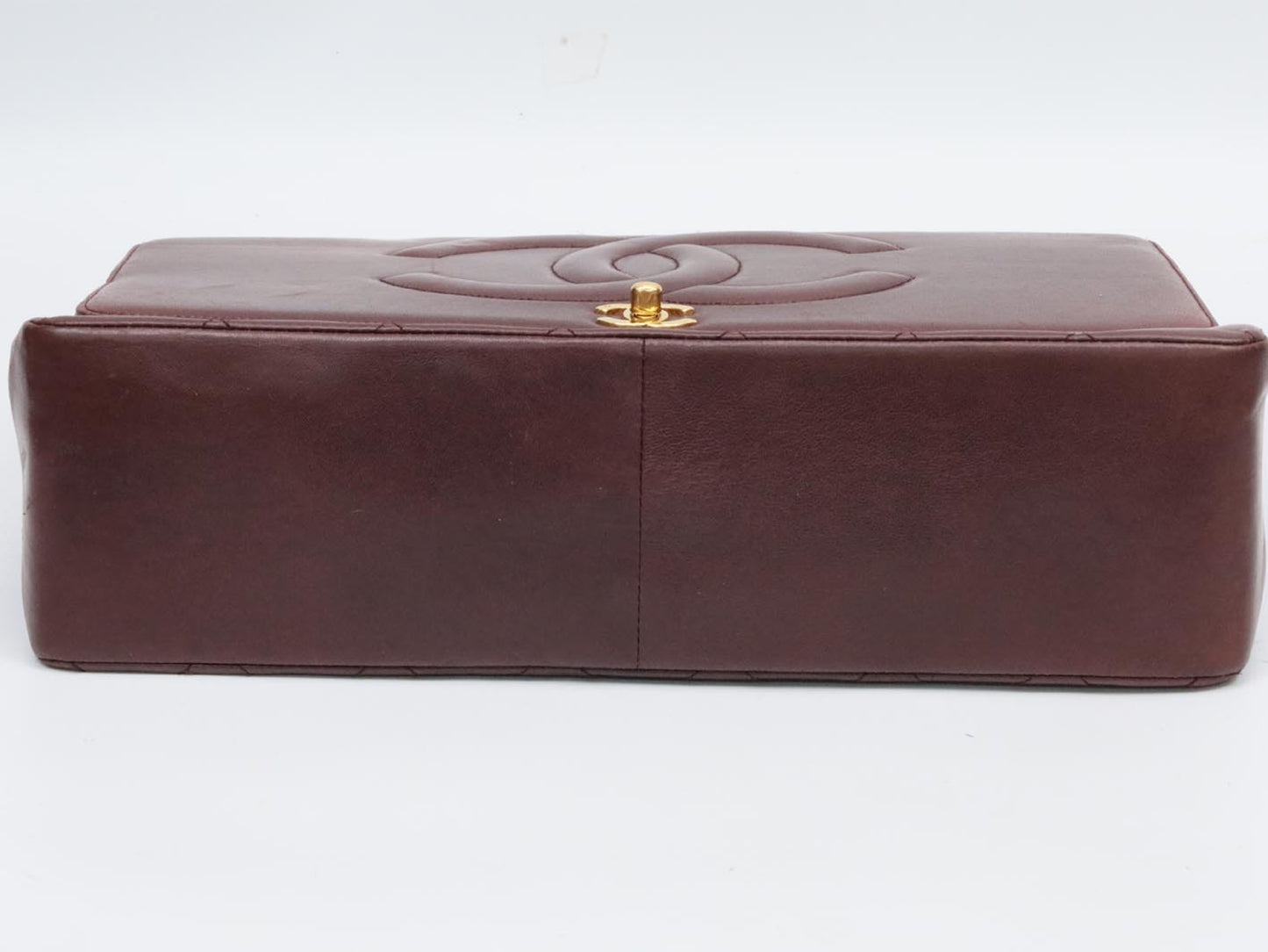 CHANEL Deca Matelasse No. 2 Brown Shoulder Bag