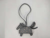 HERMES Rodeo Lock Charm, Gray, K Stamped Charm