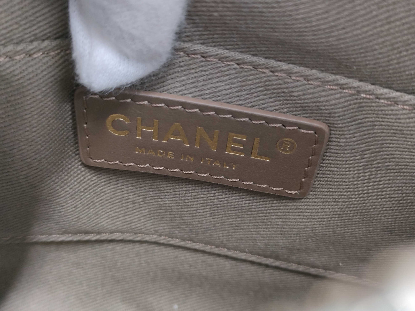CHANEL Chanel Chain Shoulder Bag Blue Shoulder Bag