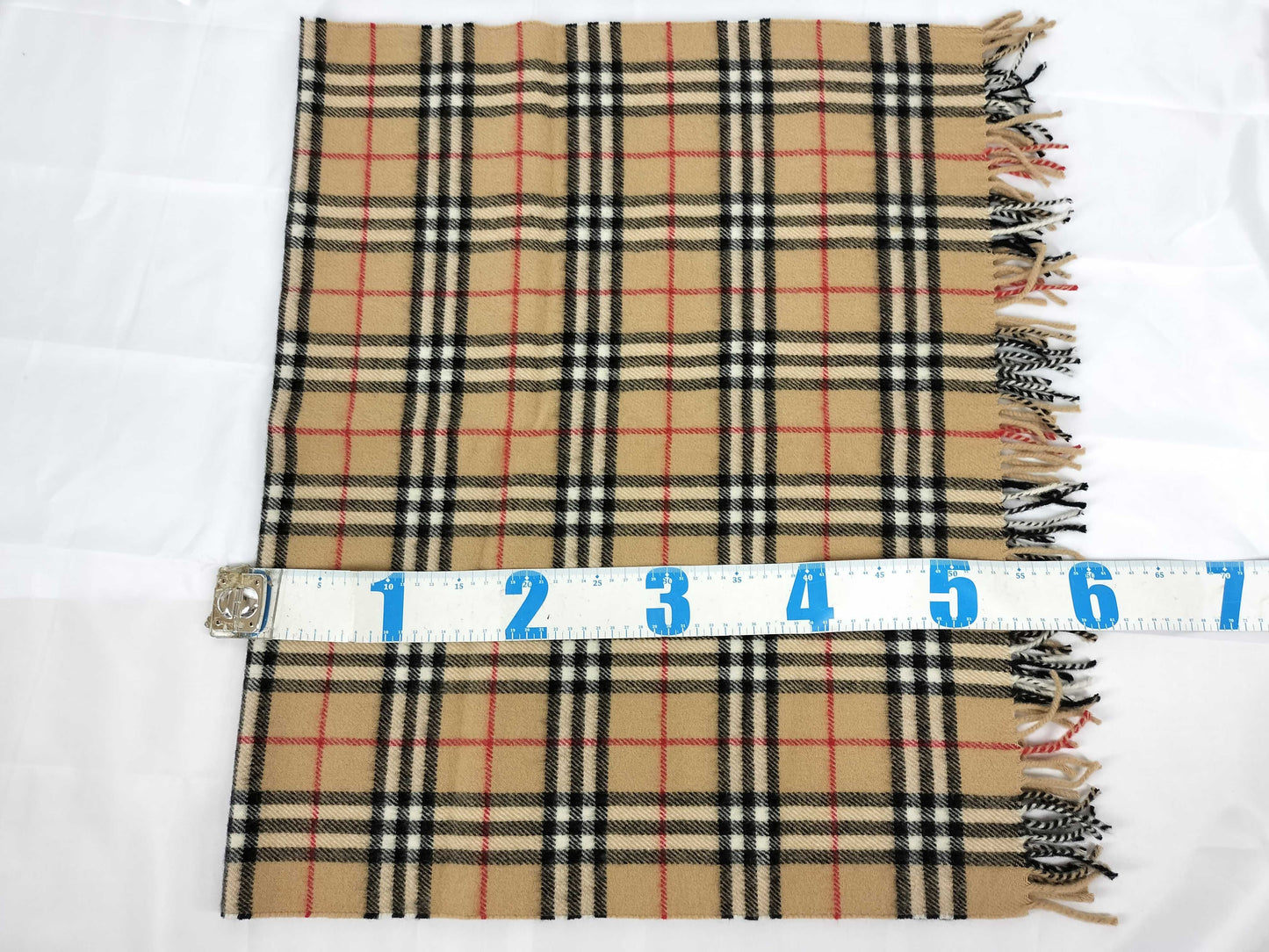BURBERRY / Knee Blanket / Shawl / Nova Check / Horse Logo Embroidery / Nishikawa Sangyo / Wool / Beige Other Apparel