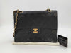CHANEL CHANEL Matelasse Double Flap Lamb Chain Shoulder Bag with Seal Card