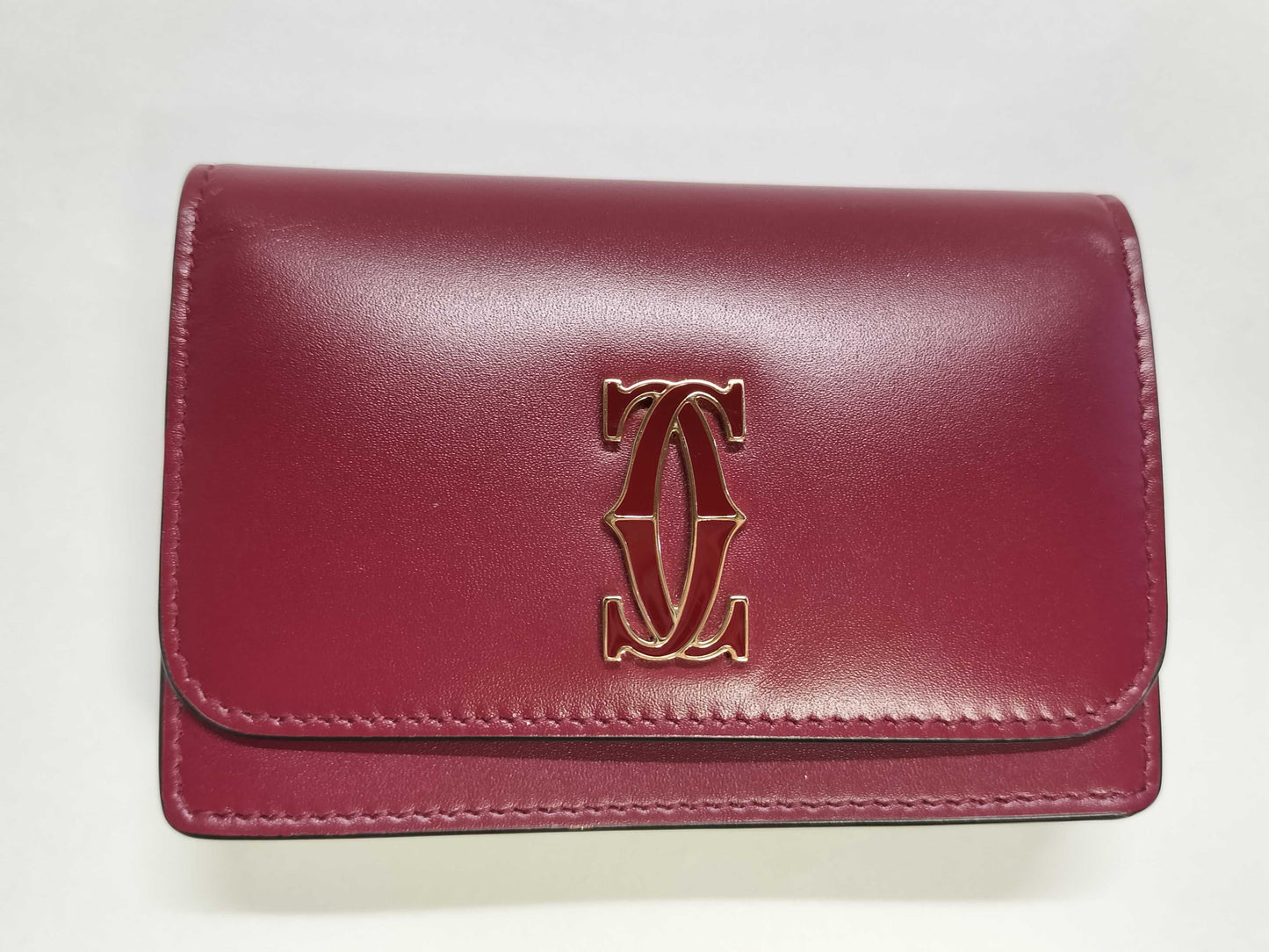 Cartier Double C Card Case, Multi-Card Holder, Pass Case, Business Card Case Card Case, Pass Case, Business Card Case