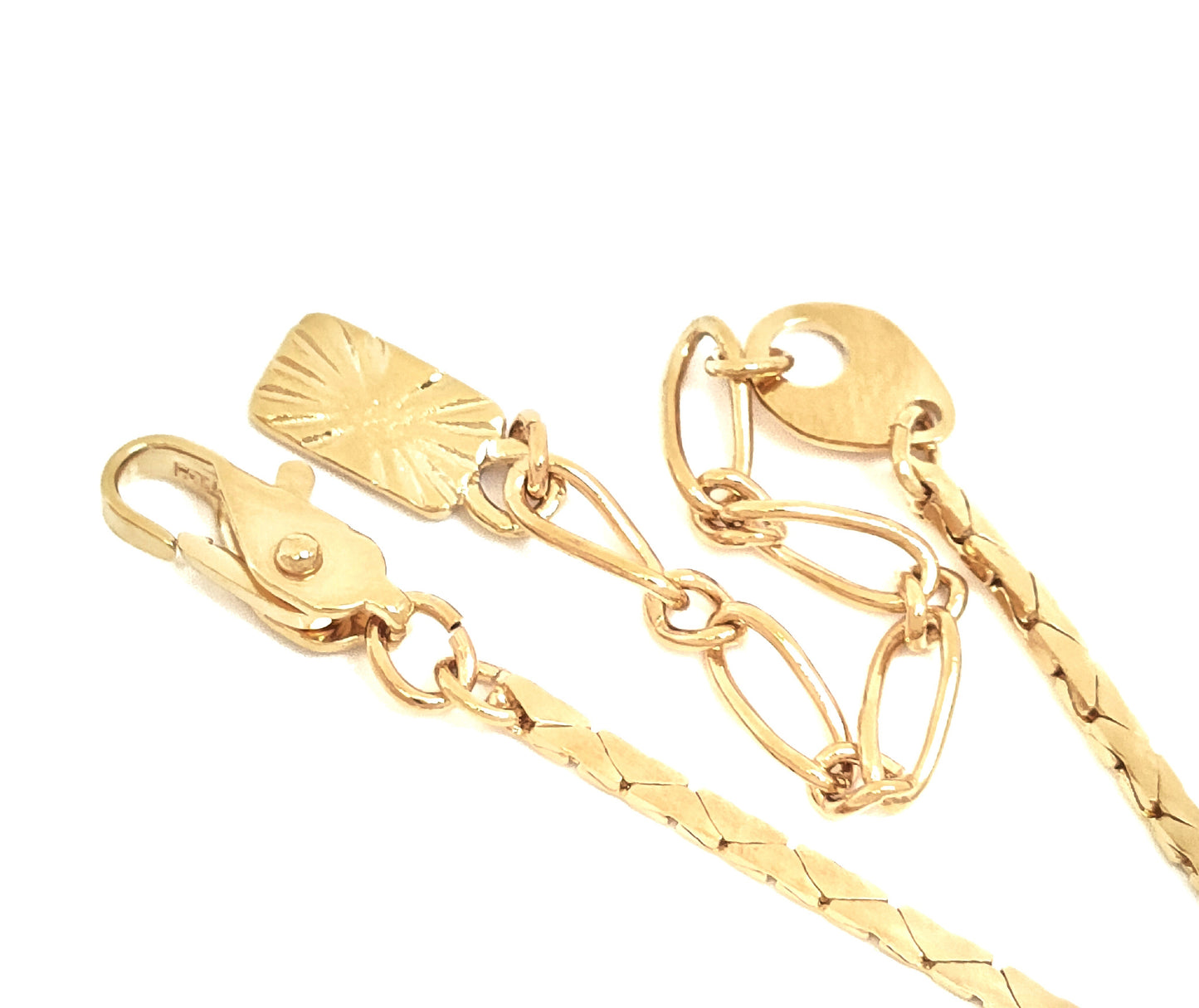 Yves Saint Laurent Gold-Colored Large Rhinestone Pendant Necklace, 11.9g
