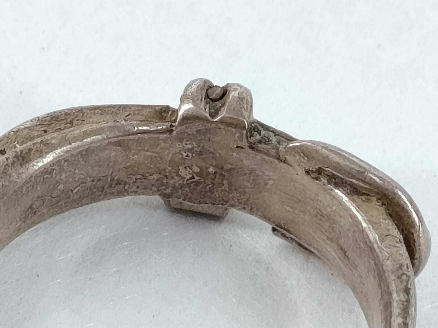 HERMES SV925 Ring, Initial Engraving, 3.8g