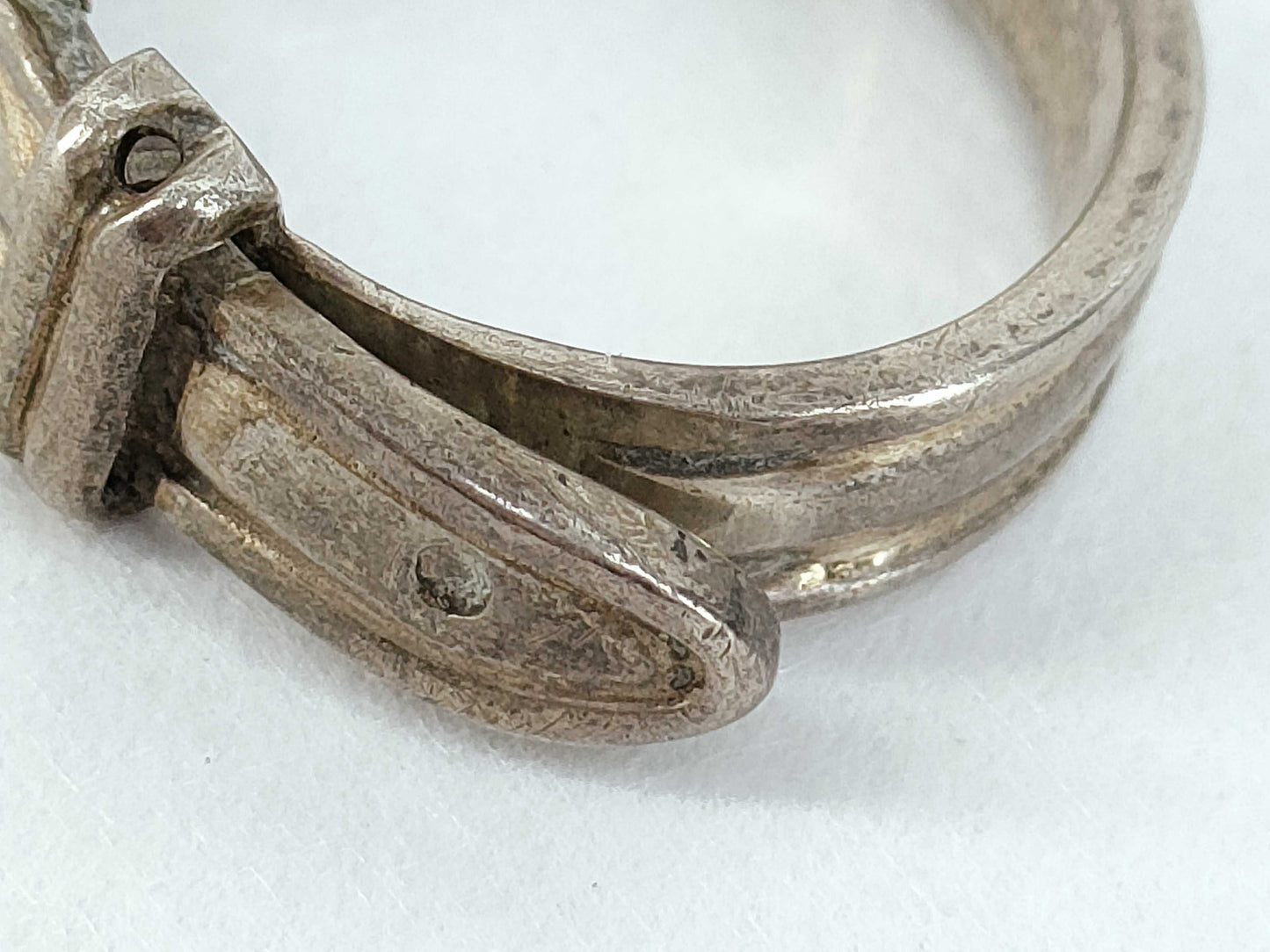 HERMES SV925 Ring, Initial Engraving, 3.8g
