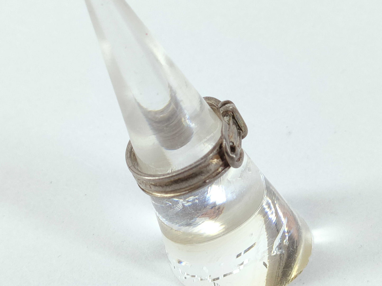 HERMES SV925 Ring, Initial Engraving, 3.8g