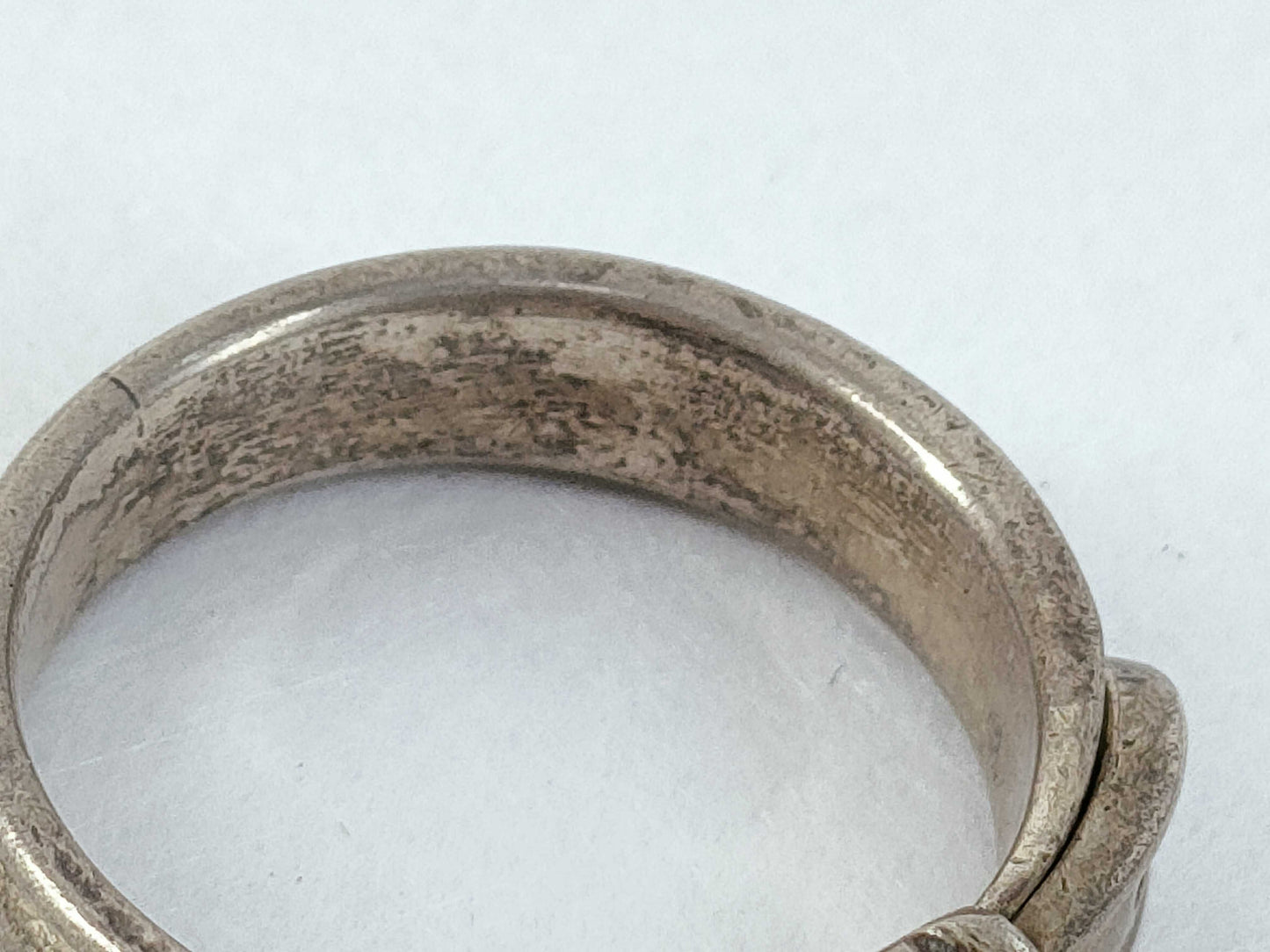 HERMES SV925 Ring, Initial Engraving, 3.8g