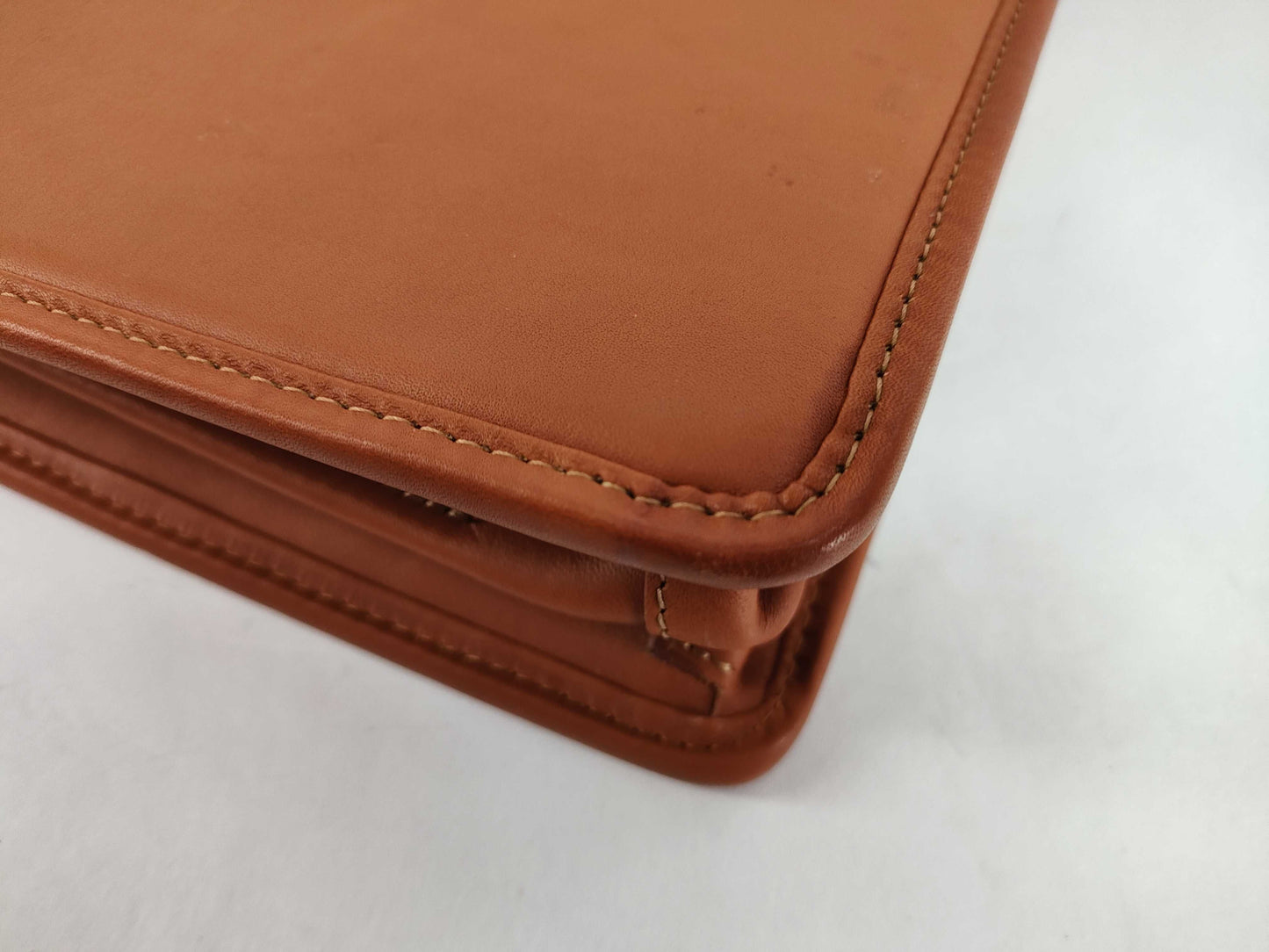 COACH Coach Business Bag Calfskin Brown x Gold Business Bag