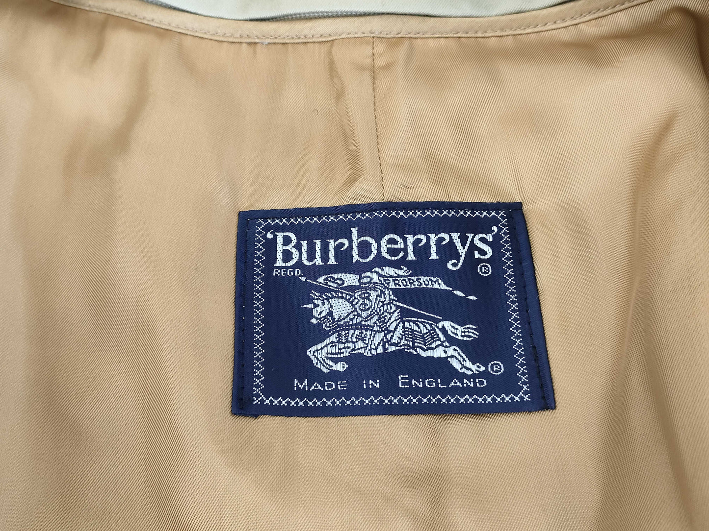BURBERRY Trench Coat Liner Size B91A Coat
