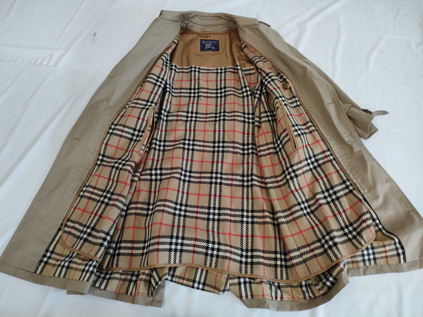 BURBERRY Trench Coat Liner Size B91A Coat