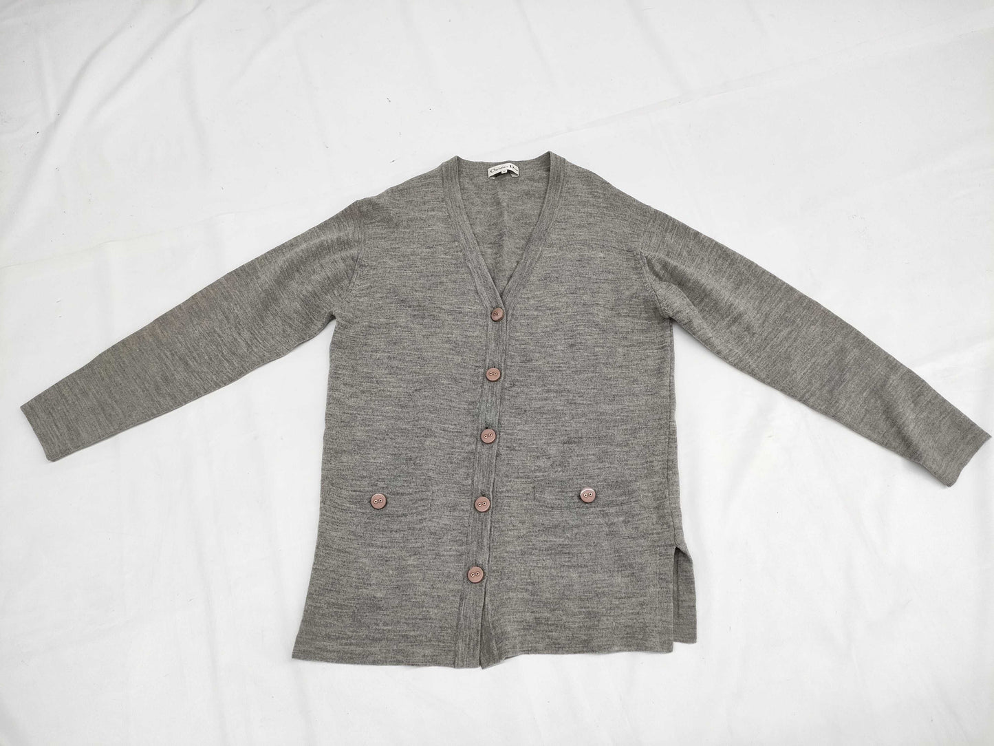 Christian Dior cardigan with logo buttons