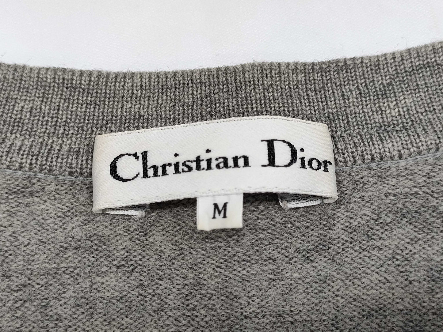 Christian Dior cardigan with logo buttons