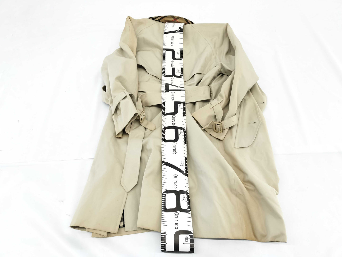 BURBERRY Trench Coat with Liner, Size 7AR, C-TK83