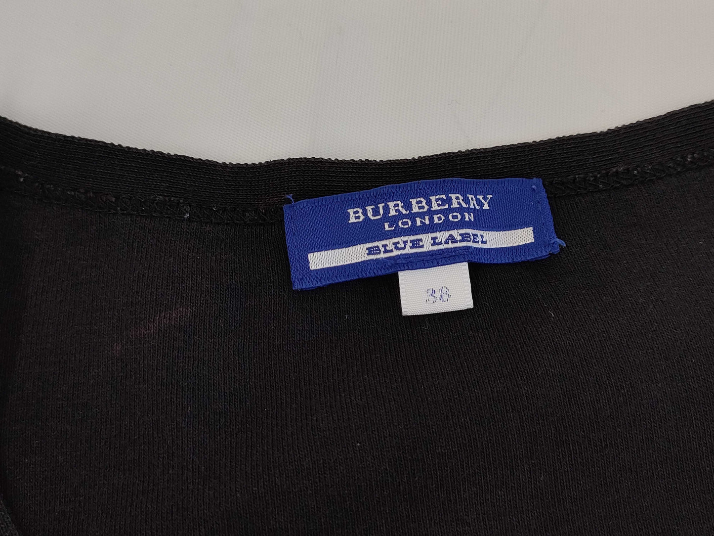 BURBERRY BLUE LABEL logo embroidered cardigan