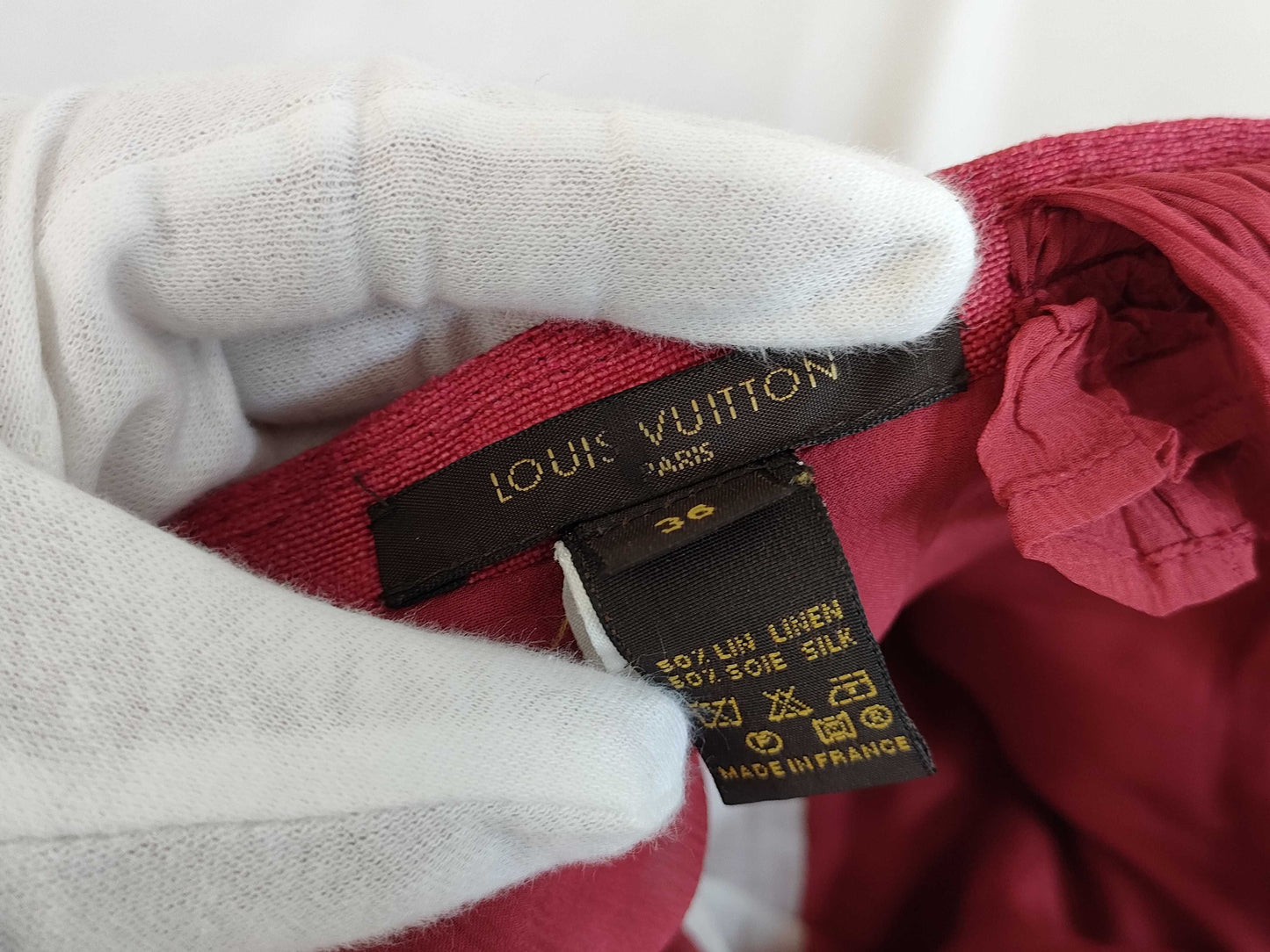 LOUIS VUITTON LOUIS VUITTON Linen Dress Size 36 Dress