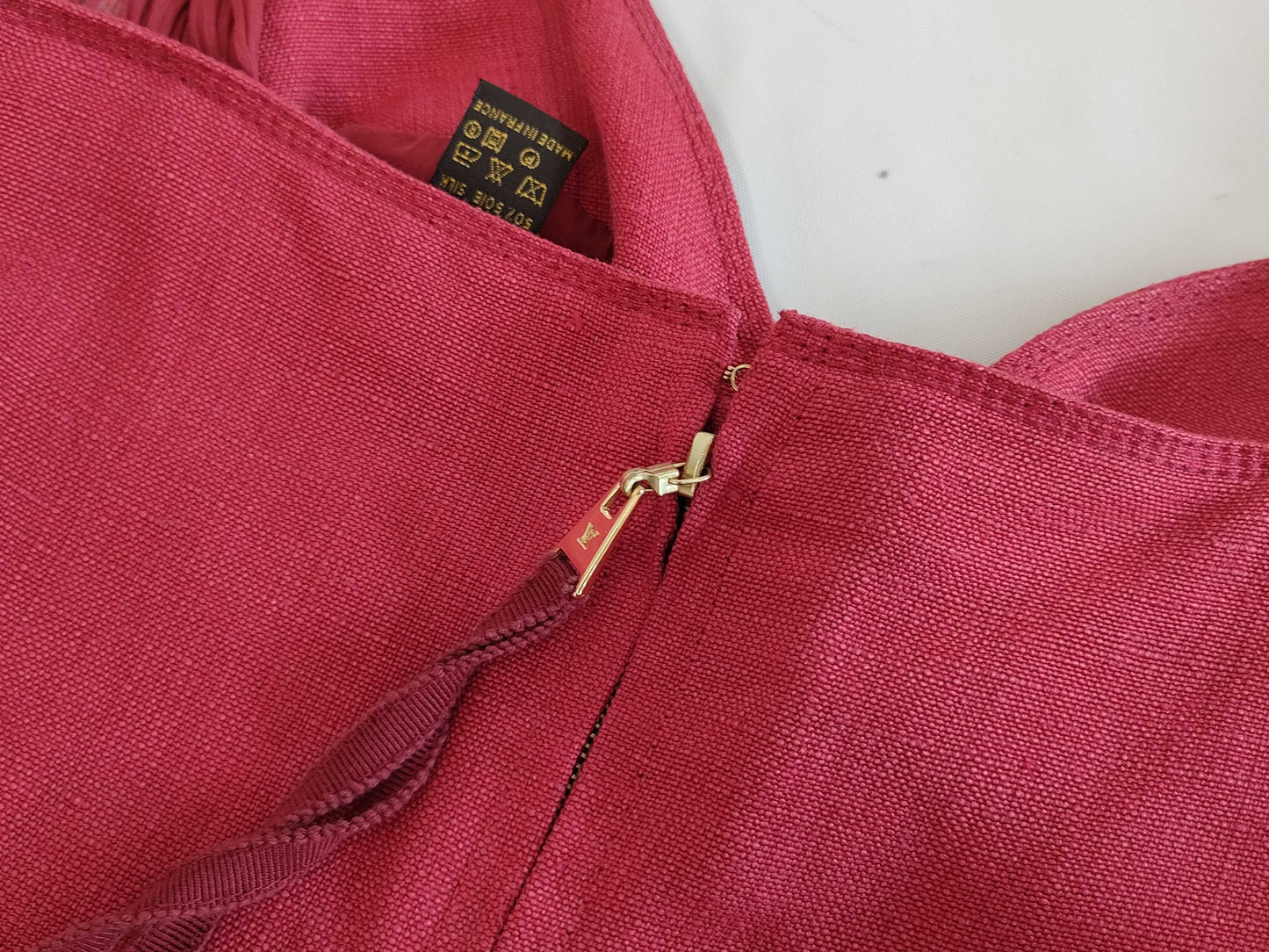 LOUIS VUITTON LOUIS VUITTON Linen Dress Size 36 Dress