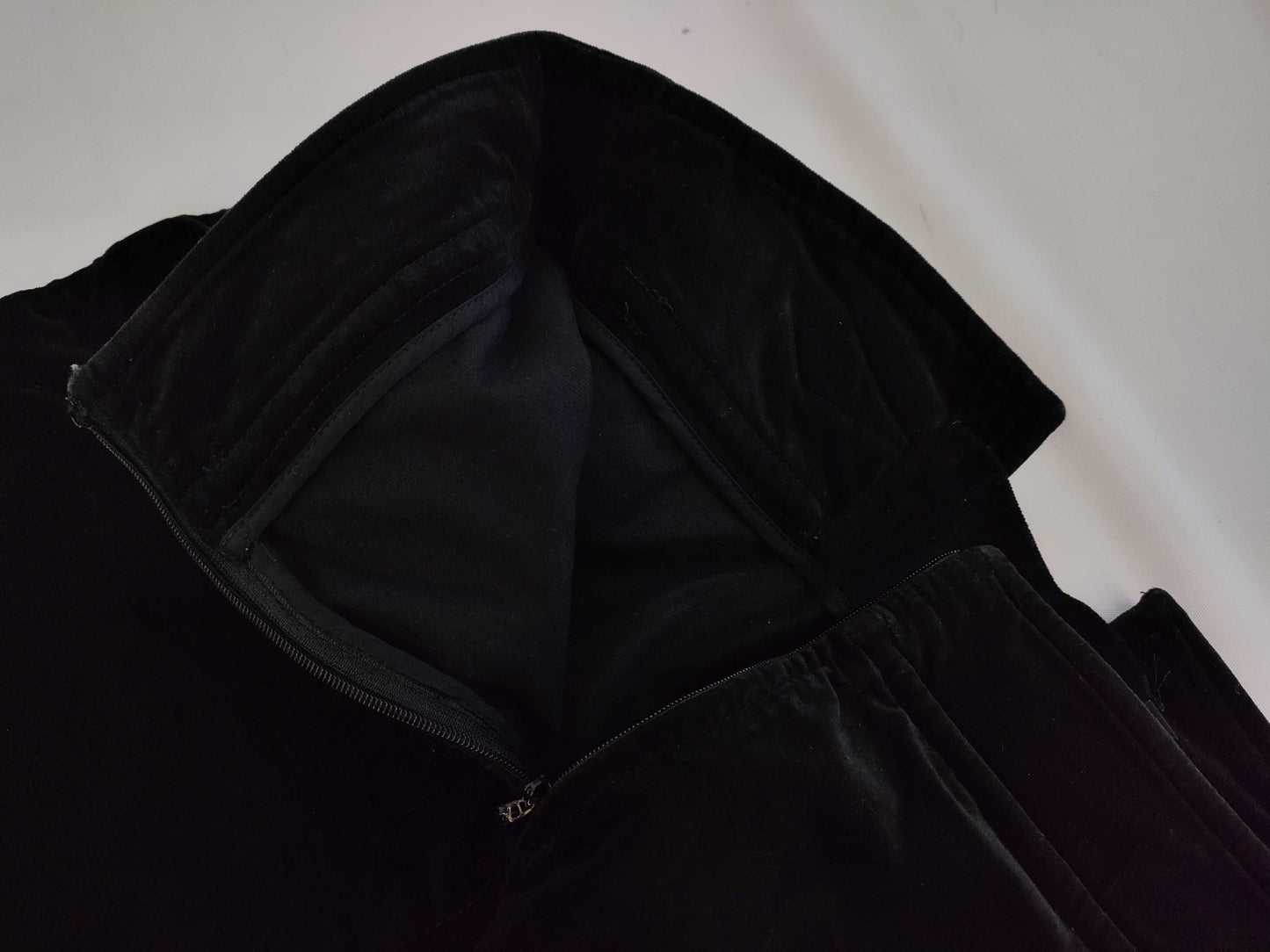 GUCCI Velvet Skirt with Gold Hardware, Black