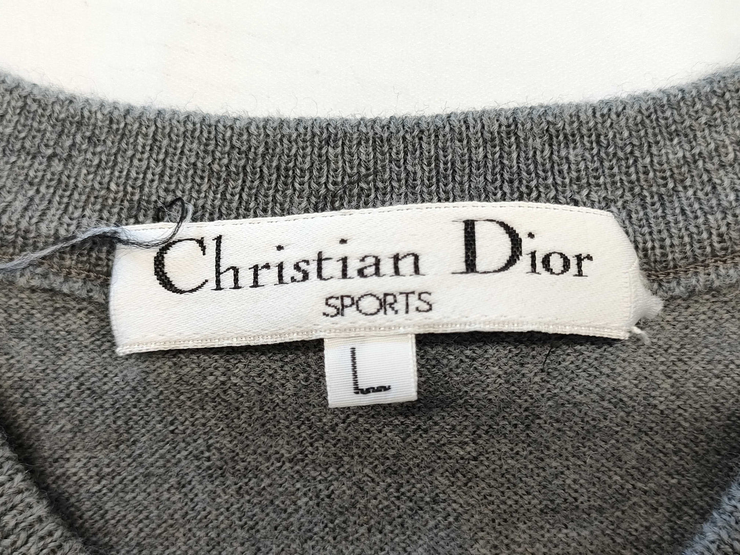 Christian Dior Knit Houndstooth Pattern Other Apparel Vest