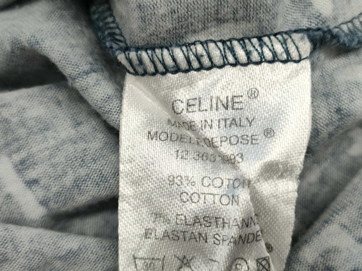 CELINE denim shirt T-shirt