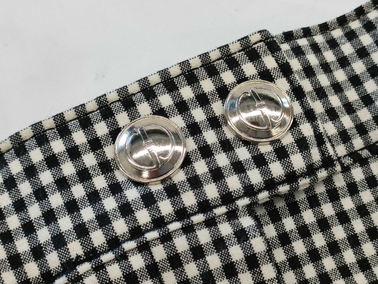GUCCI GG button skirt pants