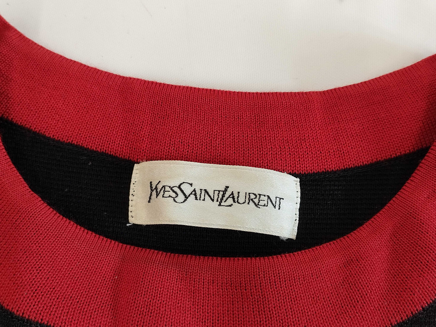 SAINT LAURENT Knit Dress, Black, Size M
