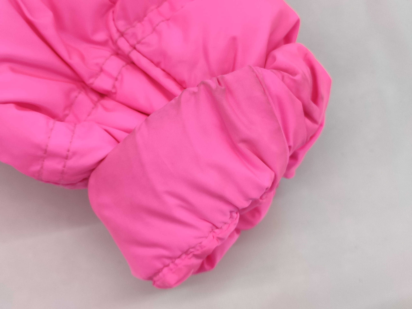 PRADA Triangle Logo Down Jacket, Pink, Recent Model