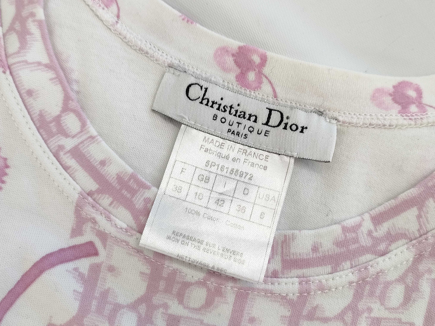 Christian Dior Galliano Trotter Tank Top