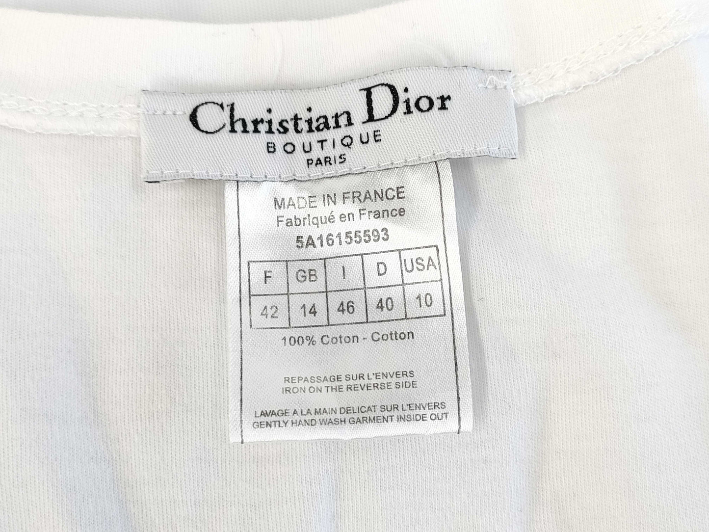 Christian Dior Galliano Denim T-shirt Galliano period