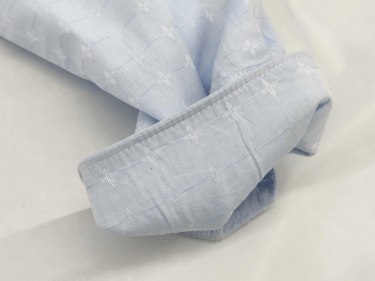 LOUIS VUITTON Current Blue Tag Men's Monogram Shirt